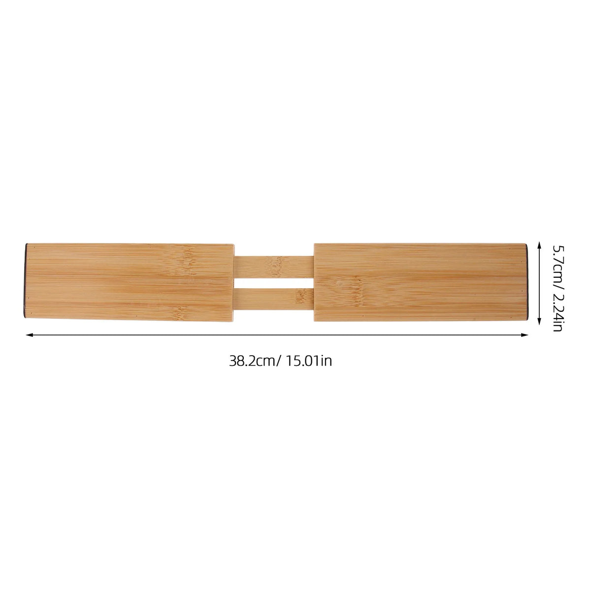 Adjustable Bamboo Drawer Divider Expandable Kitchen Drawer Organizer Retractable Storage Partition Board for Home